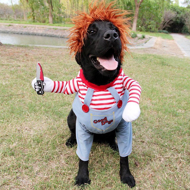 Chucky Dog Halloween Pet Costume