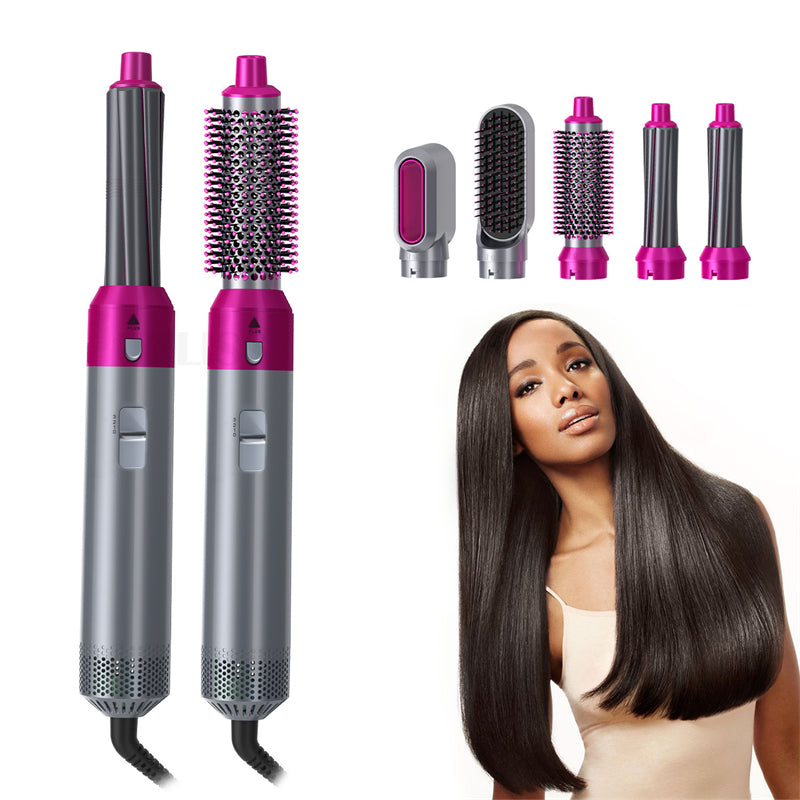 Five-in-one Hot Air Comb Automatic Hair Curler For Curling Or Straightening