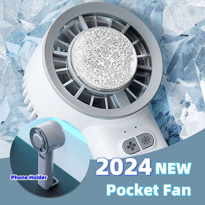 Portable Mini Fan: Powerful 6m/s Airflow Turbo High Speed Electric Hand held Fan, Up to 6Hrs Cool,Men Women Gifts