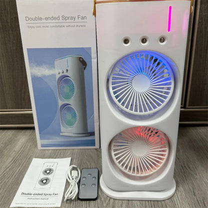 Multi-functional Double Head Spray Fan