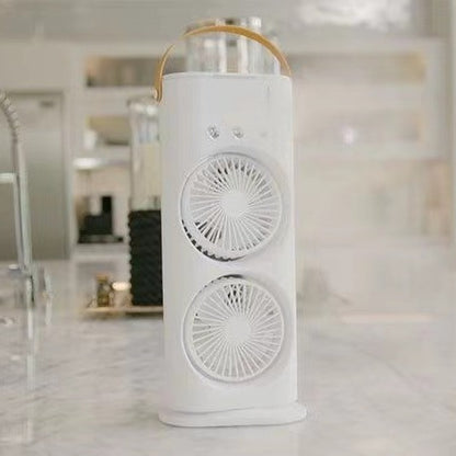 Multi-functional Double Head Spray Fan