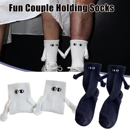 🧦Funny Hand In Hand Magnetic Socks for Couples, BFFs and Sole-mates