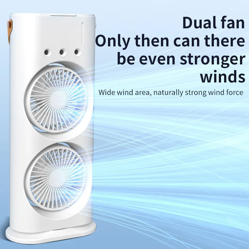 Multi-functional Double Head Spray Fan