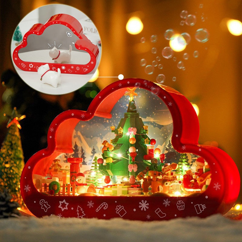 Christmas Cloud LED Lamp with DIY Building Blocks