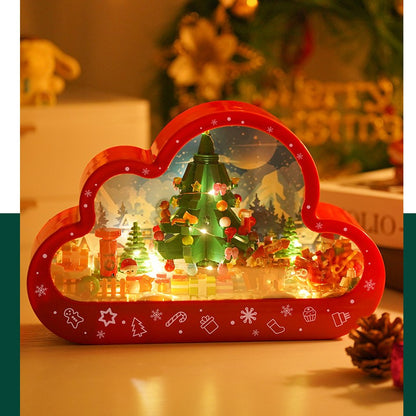 Christmas Cloud LED Lamp with DIY Building Blocks