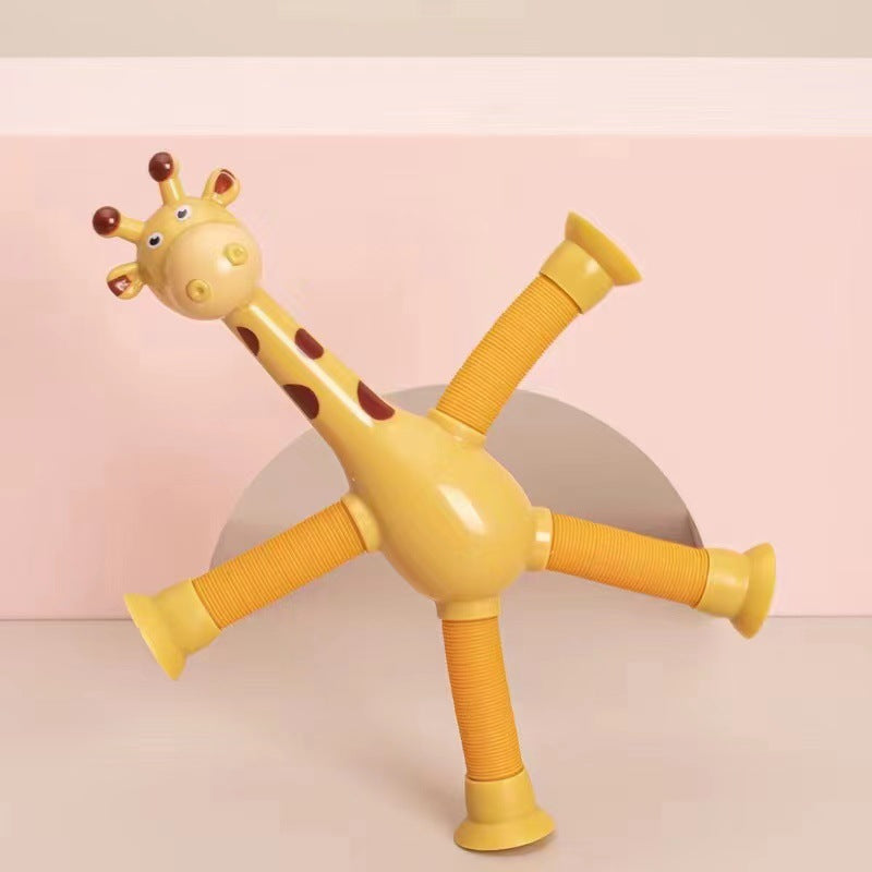 Giraffe Pop Tubes: Stretchable Sensory Fidget Toy for Kids and Adults