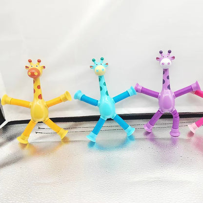 Giraffe Pop Tubes: Stretchable Sensory Fidget Toy for Kids and Adults